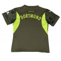 Echipament fotbal Borussia Dortmund Portar Tricou Deplasare 2024-25 maneca scurta